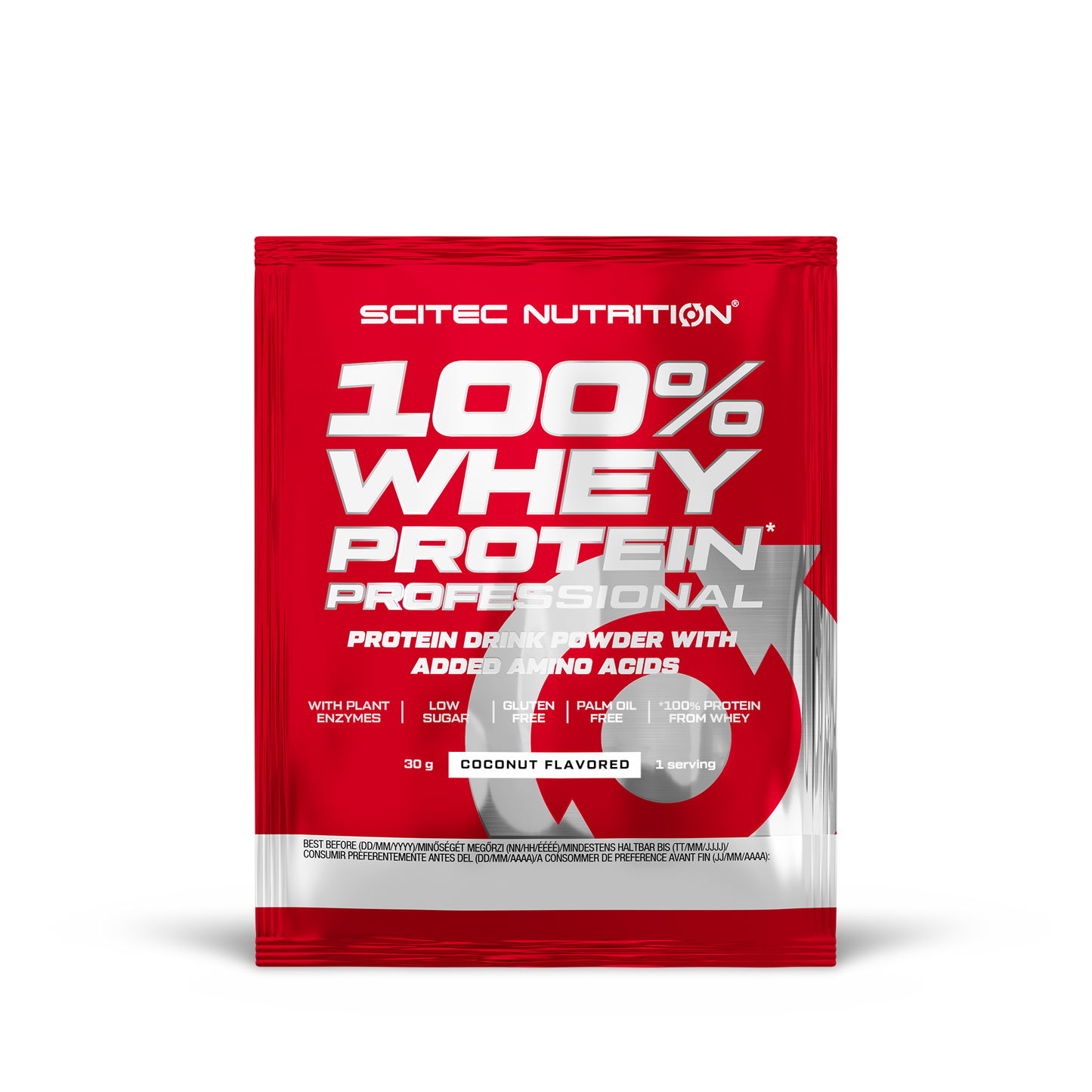 100% Whey Protein Professional 30 gr en stock en Canarias Scitec