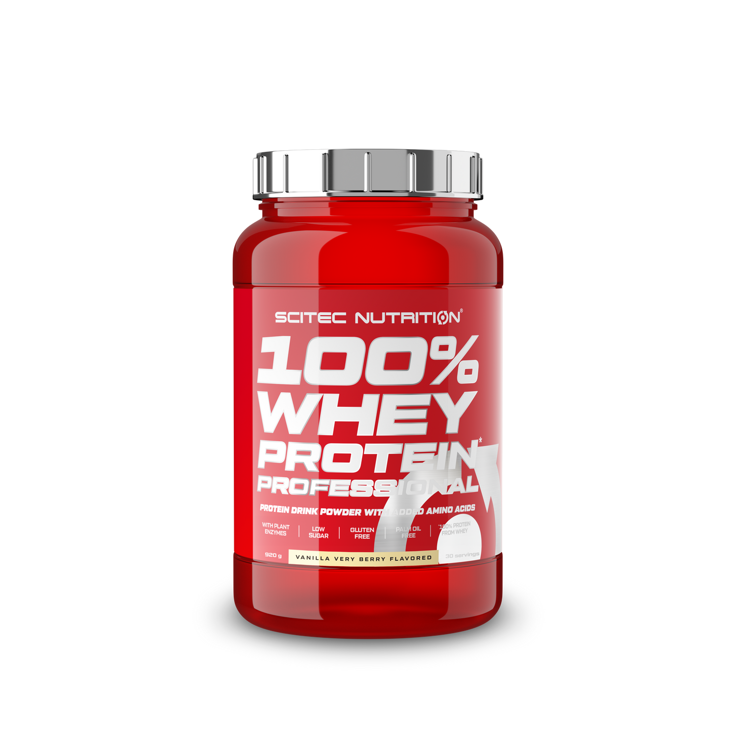 100% Whey Protein Professional 920g en stock en Canarias Scitec