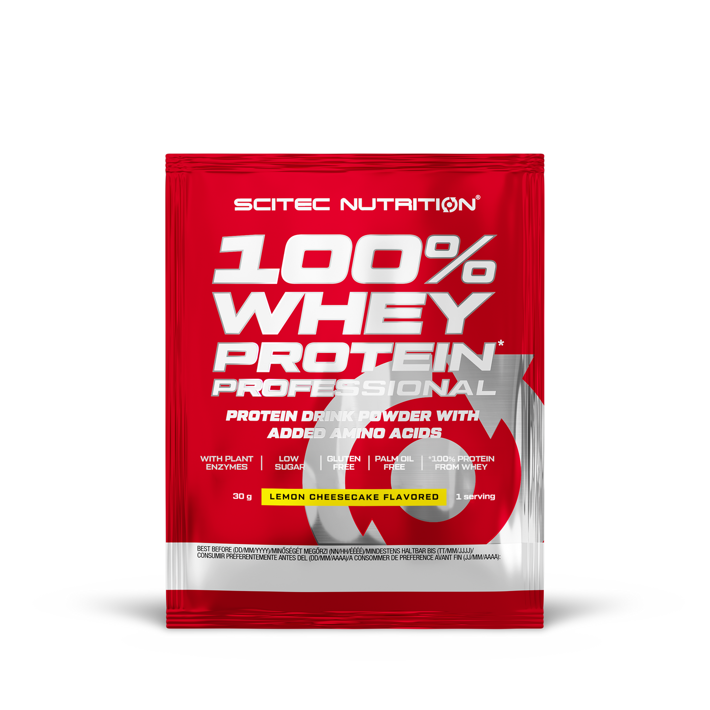 100% Whey Protein Professional 30 gr en stock en Canarias Scitec