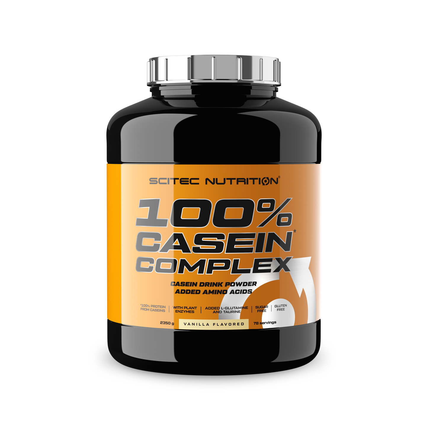 100% Casein Complex 2,35 kg en stock en Canarias Scitec