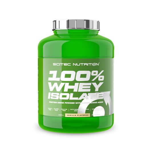 100% Whey Isolate 2kg en stock en Canarias Scitec